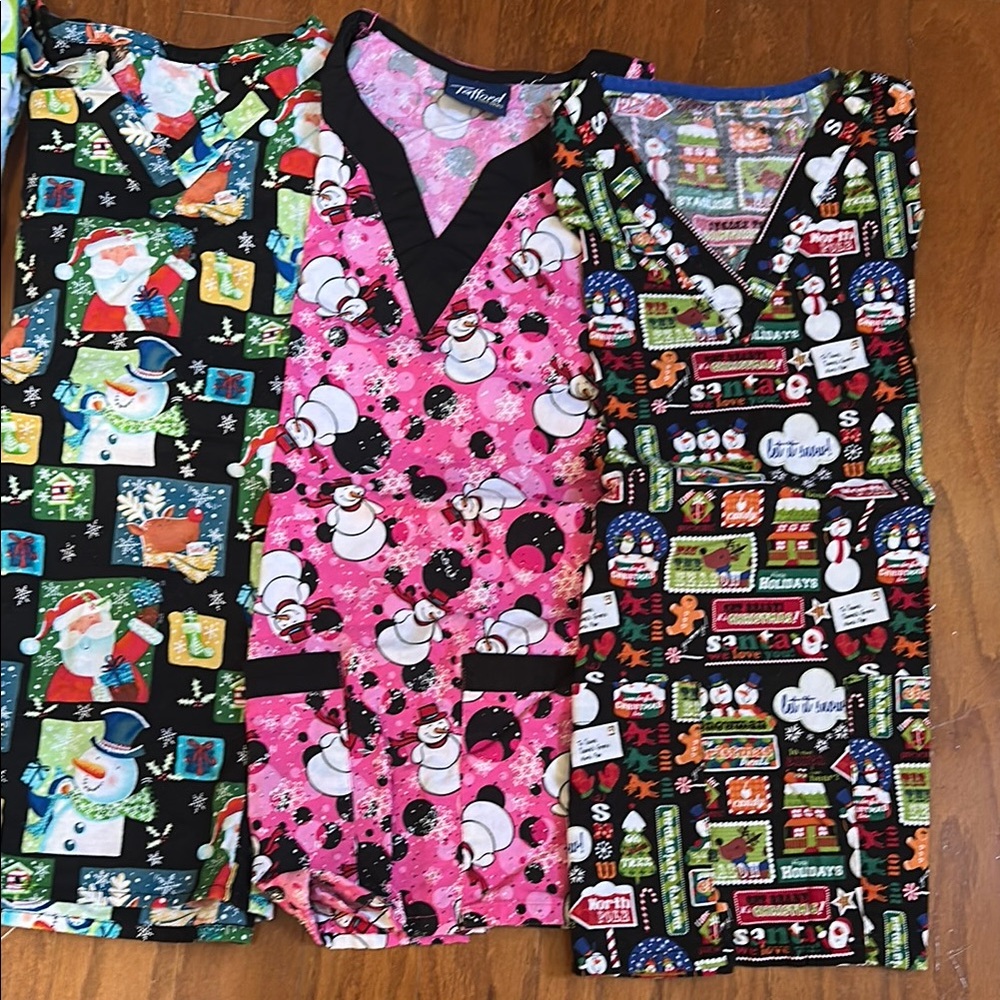 Scrub Tops - Multicolor - Picture 3 of 3